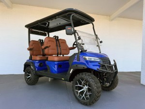 Blue Contender Max 4 Golf Cart 01